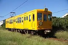 銚子電気鉄道に譲渡された車両（銀座線再現塗装）