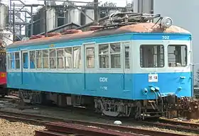 デハ702 銚子駅側（2008年3月1日 仲ノ町駅）