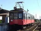 銚子電気鉄道デハ801（元モハ106）既設運転台側（2006年12月27日 笠上黒生駅）