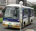 押立町ルート日野・リエッセ一般路線車による代走（B20220）