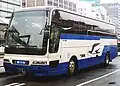 「ドリームふくふく号」の車両 中国JRバス（三菱ふそう・エアロクィーンI）