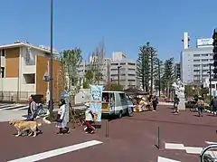 中央緑道の南端