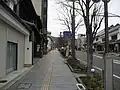 歩行者優先化工事前（大門町南）