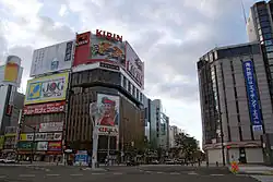 すすきの交差点（2009年10月）