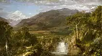 フレデリック・エドウィン・チャーチ、アンデスの奥地 (1859年)