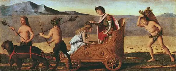 『バッカスとアリアドネの結婚』1505年頃 ポルディ・ペッツォーリ美術館所蔵
