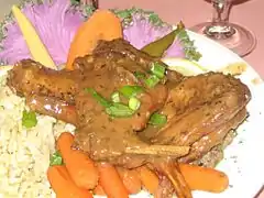 Civet de lapin à la créole (→レユニオン料理)
