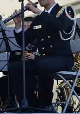 音楽隊員の飾緒