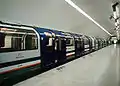 ネットワーク・サウスイーストのロゴ。バンク駅にて。