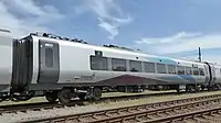 中間車（ヴェリム鉄道試験線、2019年撮影）