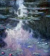 『睡蓮』 1907年、ヒューストン美術館(米テキサス州)