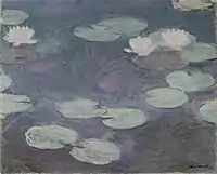 『バラ色の睡蓮』 1897年-1899年、国立近代美術館（ローマ）