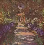 クロード・モネ: "Gartenweg" (1902年)