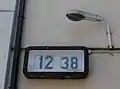 横向きにパタパタするフリップ時計
