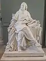 クロード・ミシェル(英語版)(クローディオン)『モンテスキュー像』1783年(石膏像は1779年サロン)。大理石、H 164 × 122 × 122 cm。ルーヴル美術館。