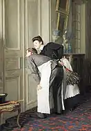 女主人に客が来たので (1908)