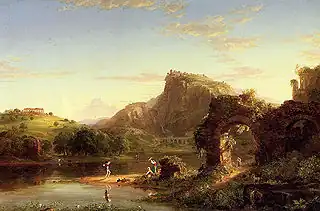 イタリアの日暮れ (1845)