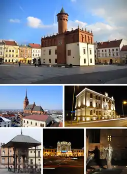 Town Hall, Cathedral, Waterworks Building, Bima, Railway Station, Wladyslaw I monument