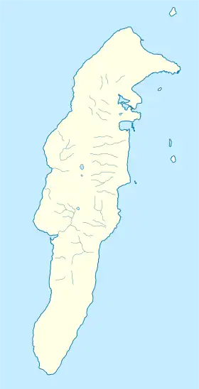サンアンドレス島の位置(サンアンドレス島内)