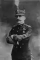 騎兵用Mle1872肋骨服を着用した第35砲兵連隊長たる大佐。フェルディナン・フォッシュ（1903年）