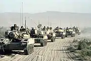 M551を改造した仮想敵車両群(1986年撮影)