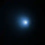 ハッブル宇宙望遠鏡により2018年12月13日に撮影されたワータネン彗星。