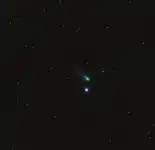 球状星団M3の隣にあるレナード彗星