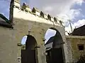 教会の農場の玄関