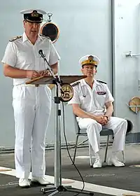 White No.3A dress の海軍代将