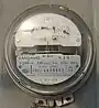 An old, 1960-style power meter.
