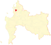 Location of Chiguayante commune in the Biobío Region