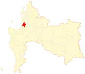 Location of Chiguayante commune in the Biobío Region