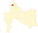 州内におけるペンコの位置の位置図