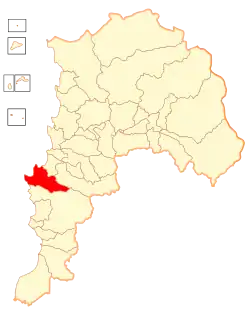 バルパライソ の位置図