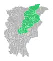 Mappa della Comunità Montana