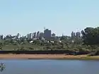 ウルグアイ川とコンコルディアの遠景