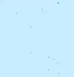 アバルアの位置（クック諸島内）
