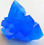 硫酸銅(II)五水和物の結晶