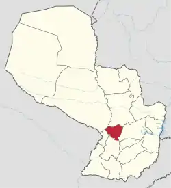 Location of コルディエラ県
