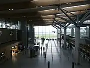 2階から見た出発ロビー