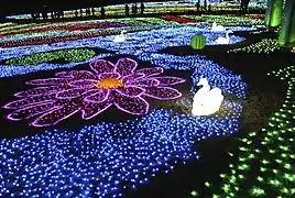イルミネーションイベントの風景
