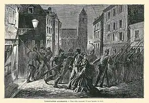 普仏戦争下の外出禁止令