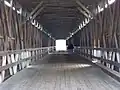 Knights Ferry covered bridgeの内部