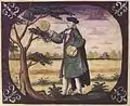 マッツァーを持つ男(1739年、ハンブルク)