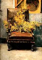 Mimosa (Silla con flores)(1890)カラカスの国立美術館蔵
