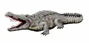 Crocodylus anthropophagus の復元画