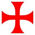 騎士儀礼（Knights Templar）のシンボルになっている末広十字。