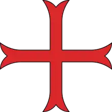 テンプル騎士団十字。
