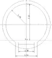シールド工法区間の断面図