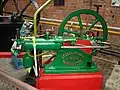 Crossley Brothers Ltd.、1886 No. 1エンジン、4.5&nbsp;hp単気筒、4ストロークガスエンジン、160rpm。